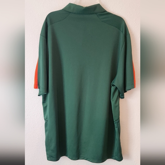 Nike Dri Fit Miami Hurricanes Men's / Unisex Sports Polo Size L - Picture 2 of 4